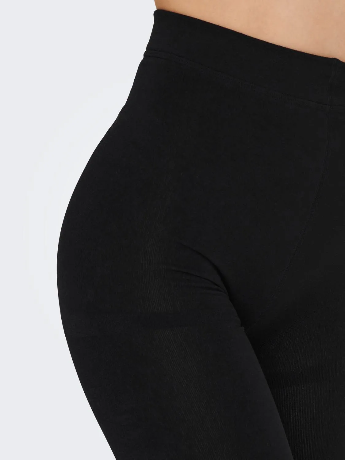 Only - Kenja Fleece Leggings Svart - 4