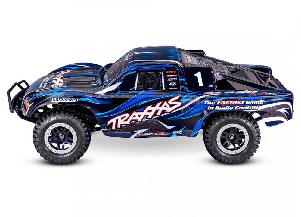 Traxxas Slash 4x4 VXL Clipless RTR TQi TSM EHD Blå - 2