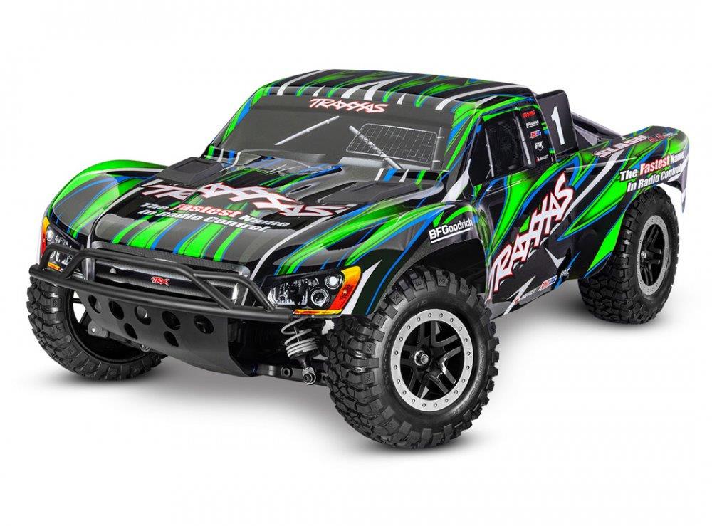 Traxxas Slash 4x4 VXL Clipless RTR TQi TSM EHD Grön