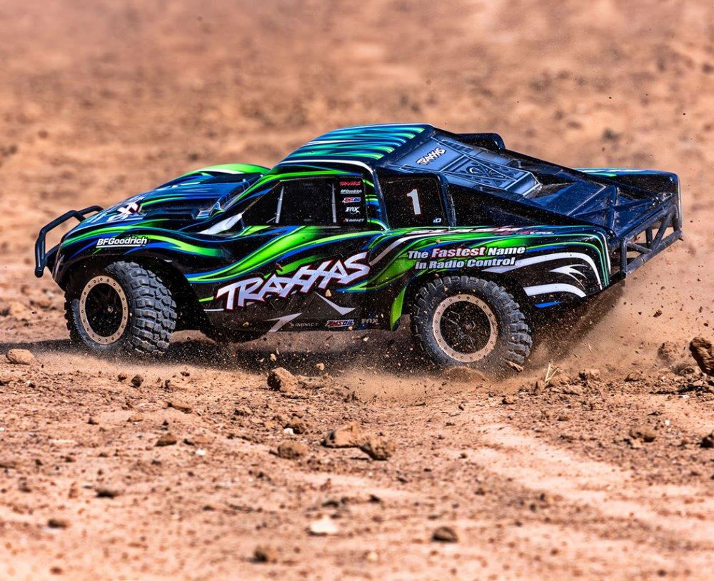 Traxxas Slash 4x4 VXL Clipless RTR TQi TSM EHD Grön - 7