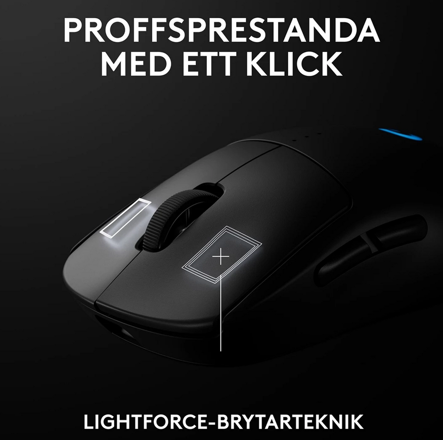Logitech Pro 2 Lightspeed - trådlös gamingmus med hög precision - 6