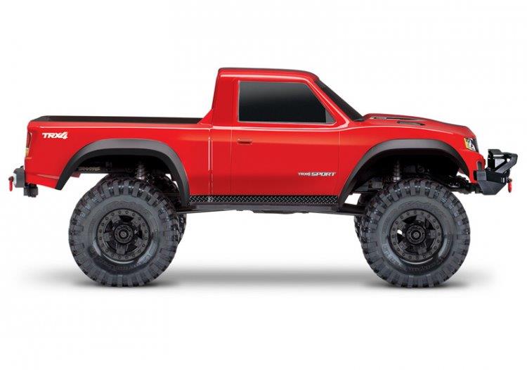 Traxxas TRX-4 Sport Scale Crawler Truck 1/10 RTR Clipless Röd - 4