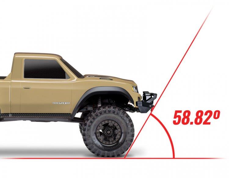 Traxxas TRX-4 Sport Scale Crawler Truck 1/10 RTR Clipless Tan - 18