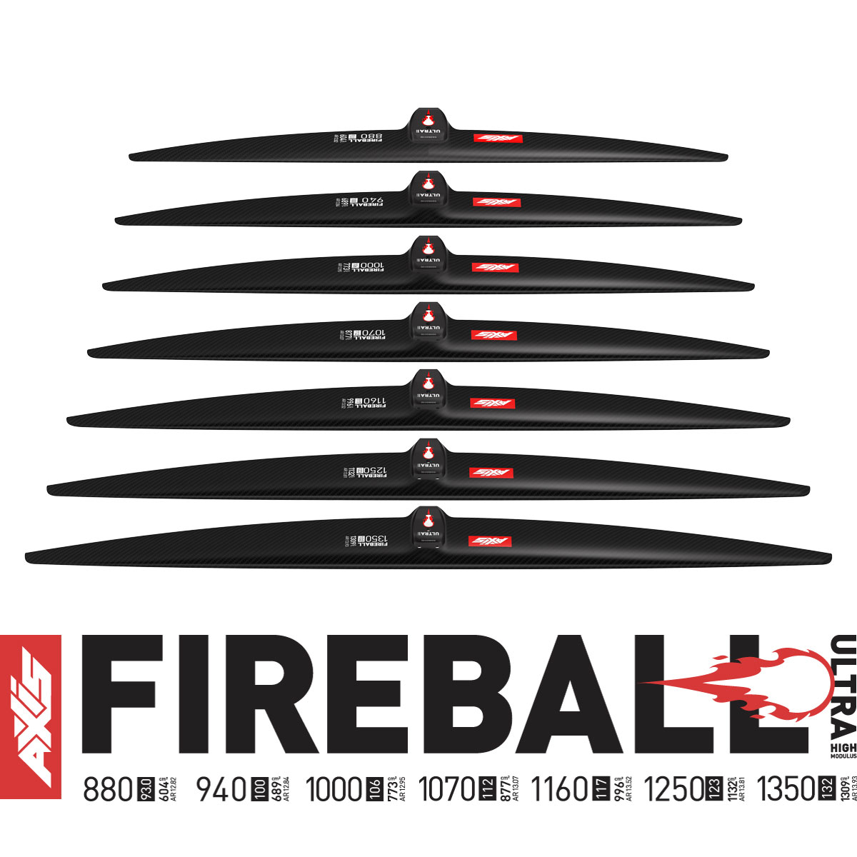Axis foil vinge front  Fireball - 2
