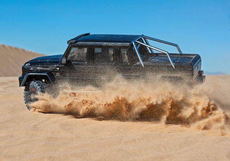 Traxxas TRX-6 Mercedes-Benz G63 AMG 6X6 TQi RTR Clipless Svart - 12
