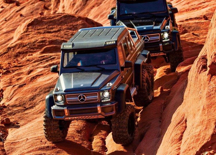 Traxxas TRX-6 Mercedes-Benz G63 AMG 6X6 TQi RTR Clipless Svart - 17