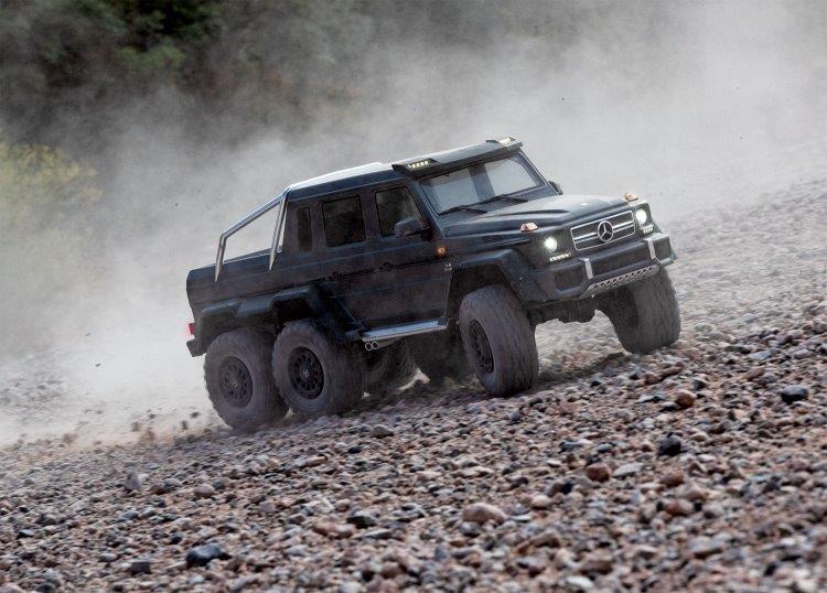 Traxxas TRX-6 Mercedes-Benz G63 AMG 6X6 TQi RTR Clipless Svart - 20
