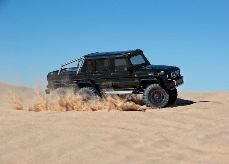 Traxxas TRX-6 Mercedes-Benz G63 AMG 6X6 TQi RTR Clipless Svart - 19