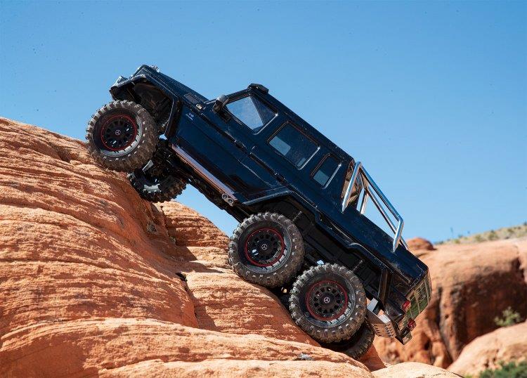 Traxxas TRX-6 Mercedes-Benz G63 AMG 6X6 TQi RTR Clipless Svart - 14