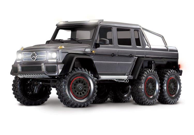 Traxxas TRX-6 Mercedes-Benz G63 AMG 6X6 TQi RTR Clipless Silver