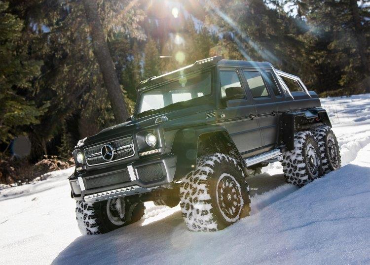 Traxxas TRX-6 Mercedes-Benz G63 AMG 6X6 TQi RTR Clipless Silver - 12
