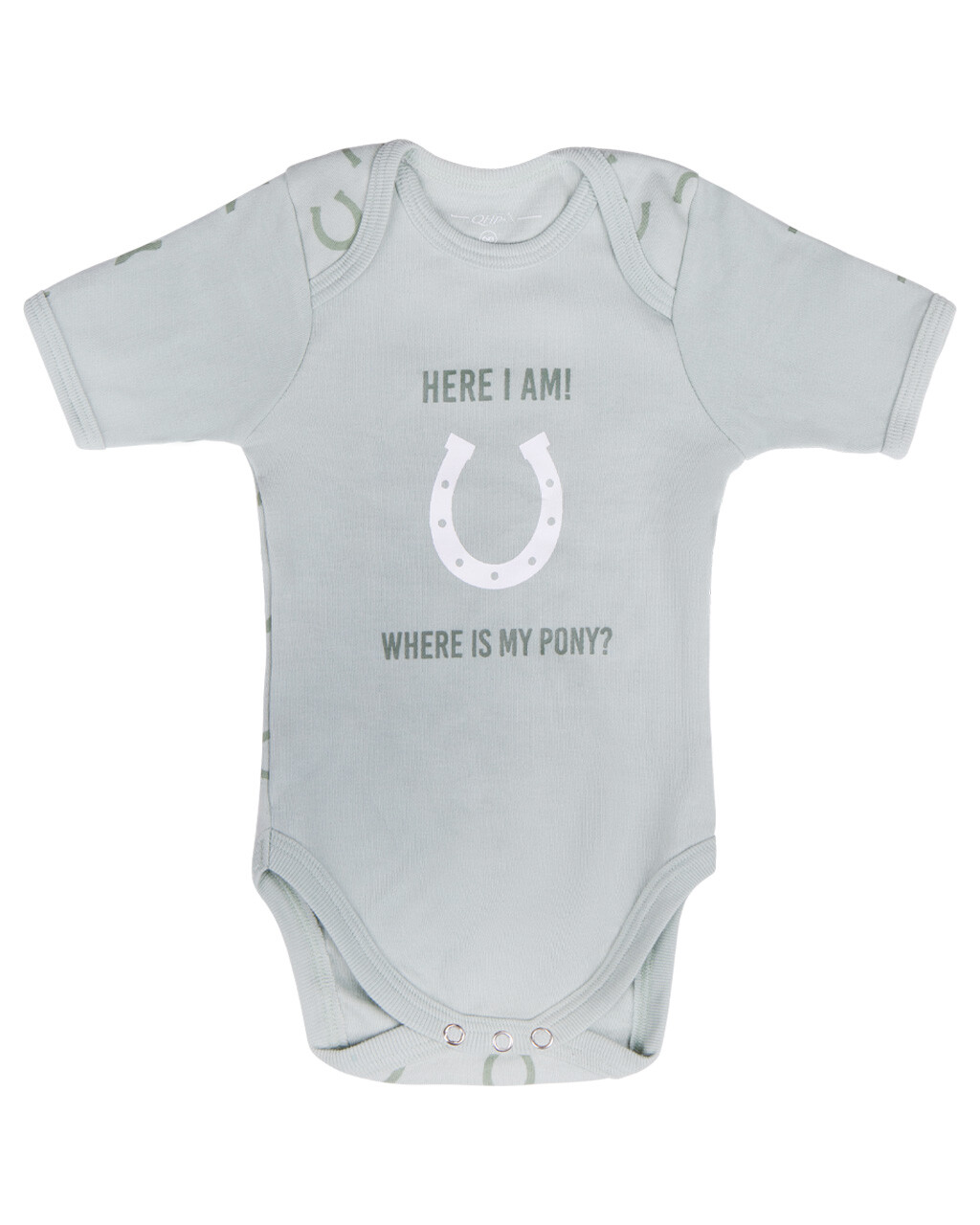 QHP Bodysuit Bobby till baby Grön