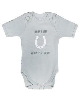 QHP Bodysuit Bobby till baby Grön
