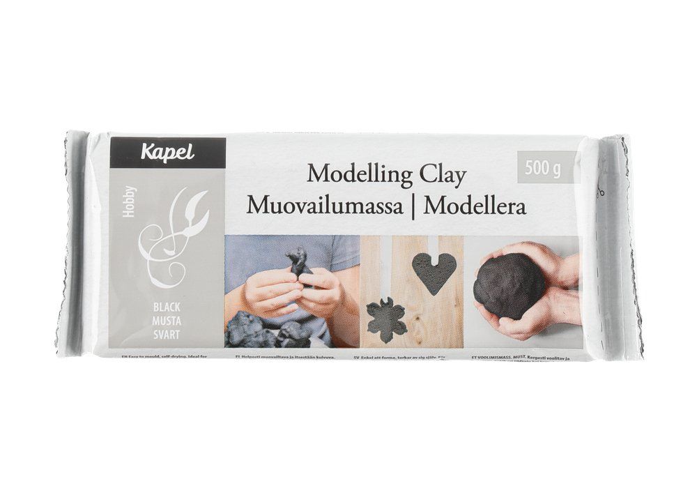 Modellera 500 g svart