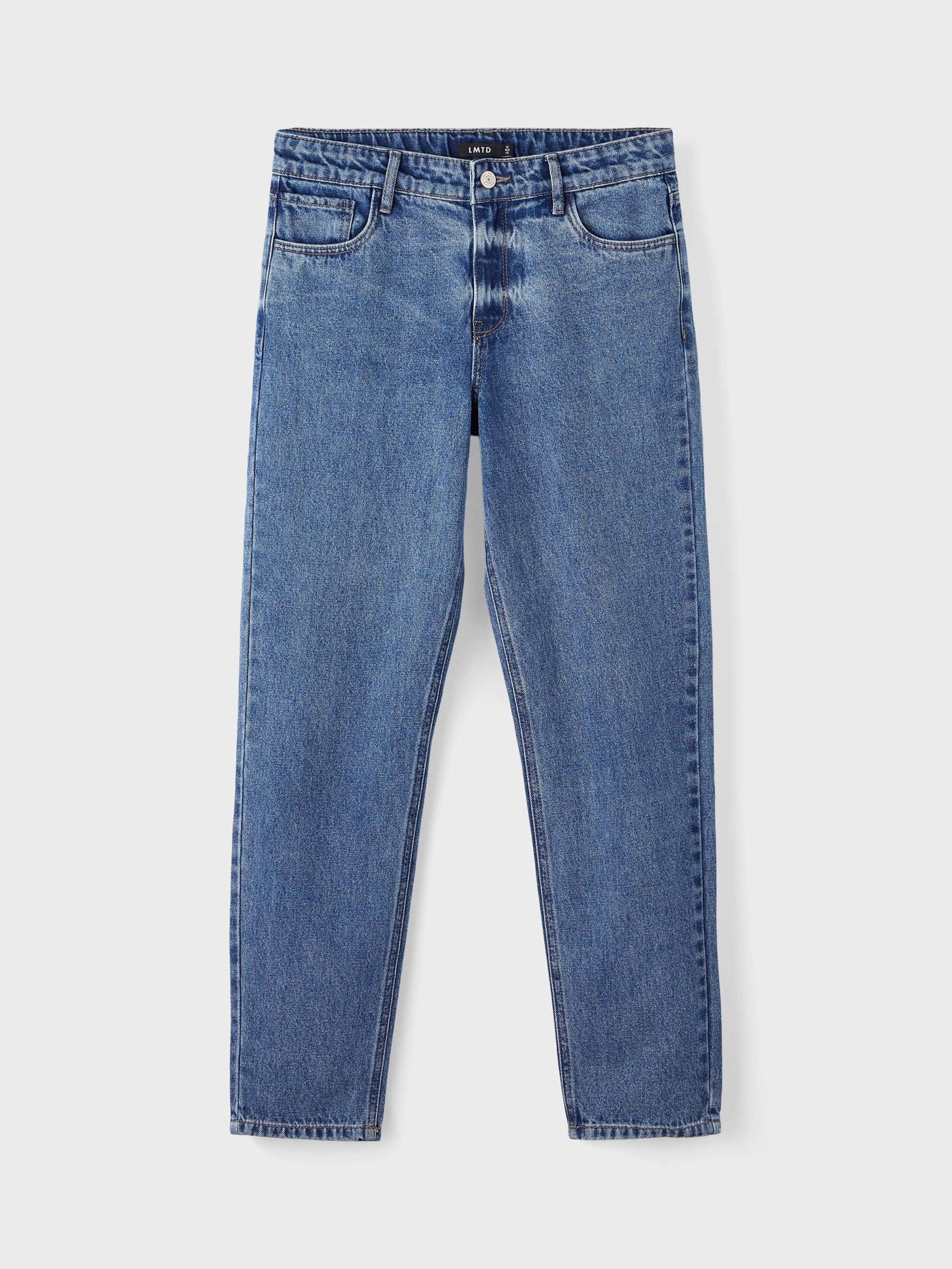NLMNIZZA DNM DAD PANT NOOS  medium blue denim - 2