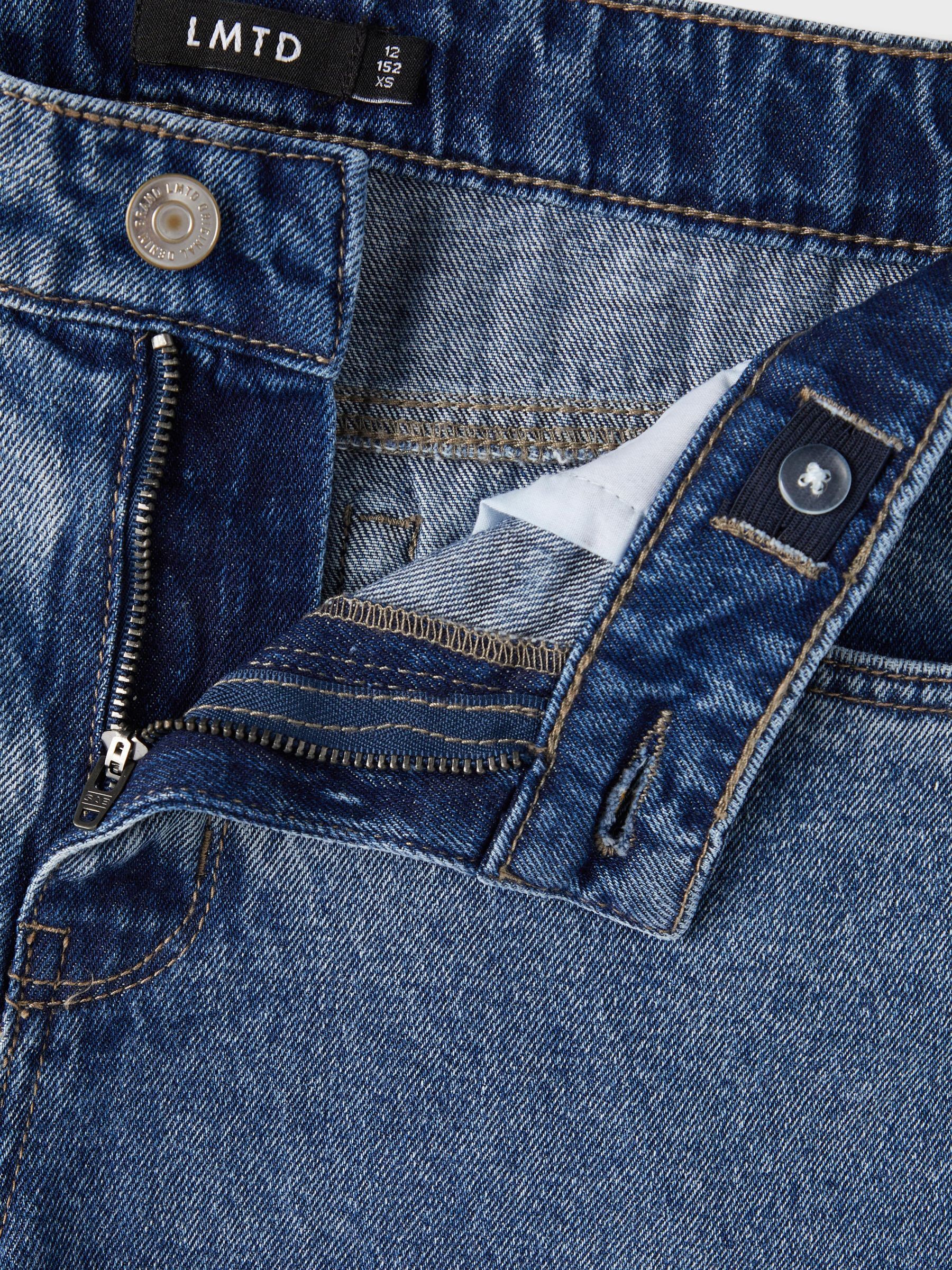 NLMNIZZA DNM DAD PANT NOOS  medium blue denim - 3