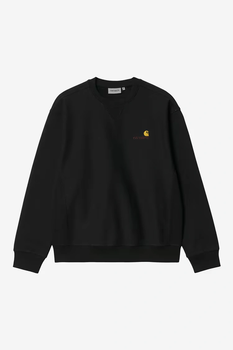 Carhartt WIP American Script Sweatshirt Black