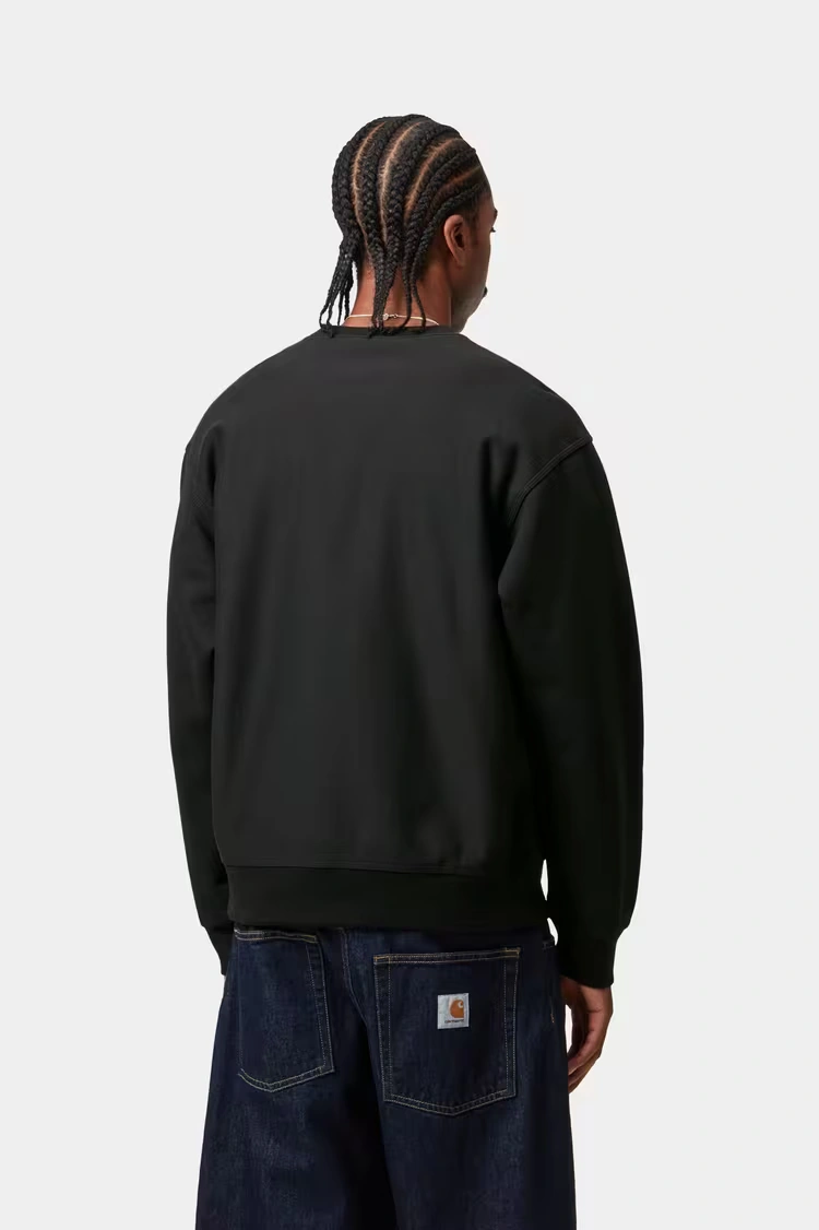Carhartt WIP American Script Sweatshirt Black - 3