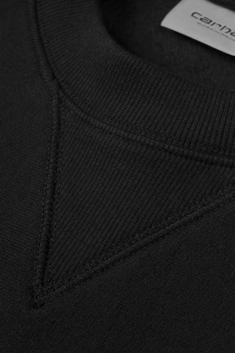 Carhartt WIP American Script Sweatshirt Black - 7