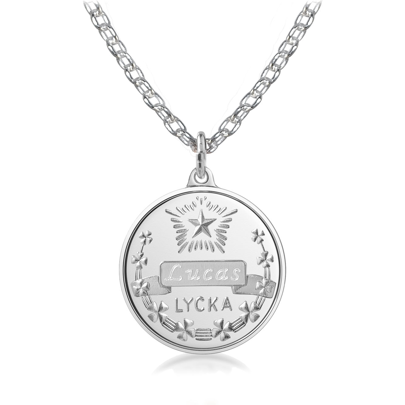 Mother pendant Luckypendant silver