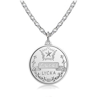Mamma halsband Lyckopenningen Silver
