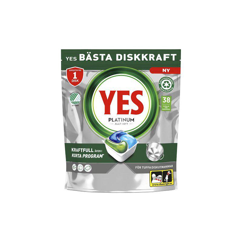 Yes maskindisk platinum 38 tabletter