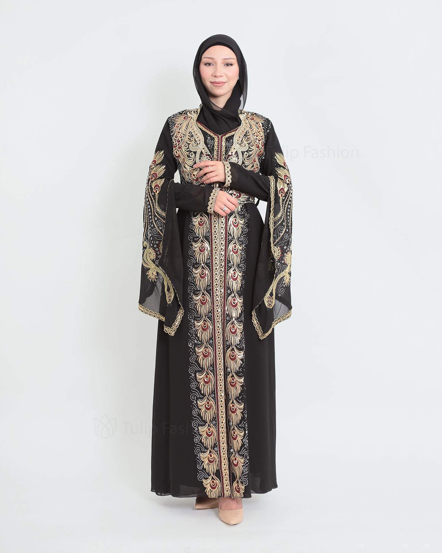 Kaftan - Black - 7