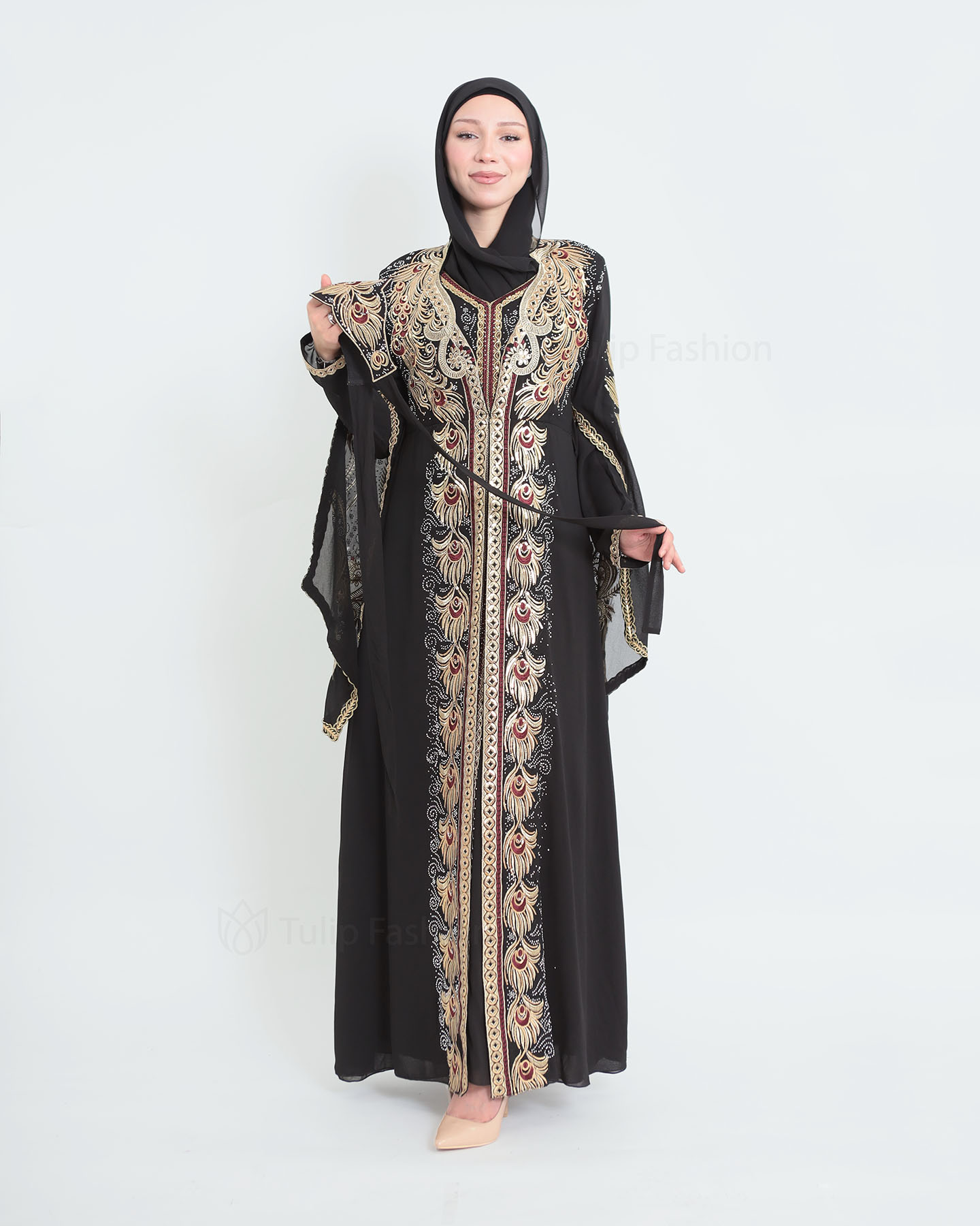 Kaftan - Black - 10
