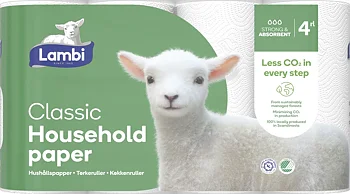 LAMBI HUSHÅLL 4-PACK 2-SKIKT