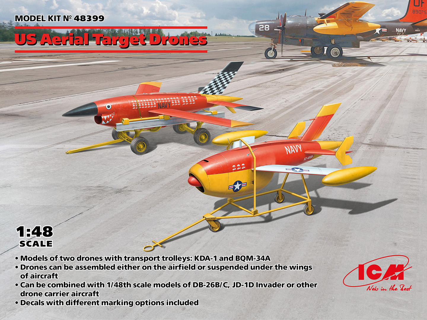 1/48 US Aerial Target Drones