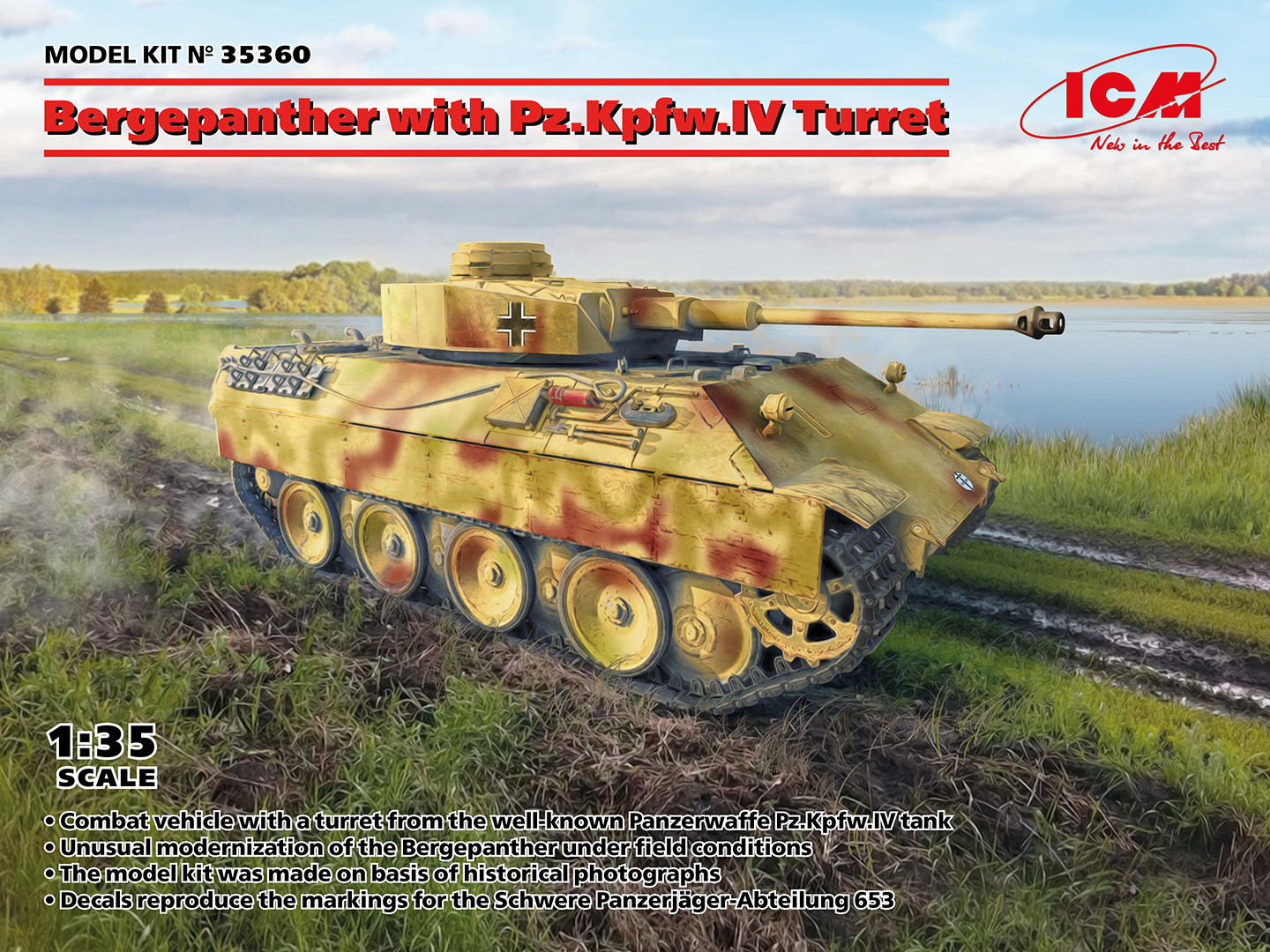 1/35 Bergepanther with Pz.Kpfw.IV Turret