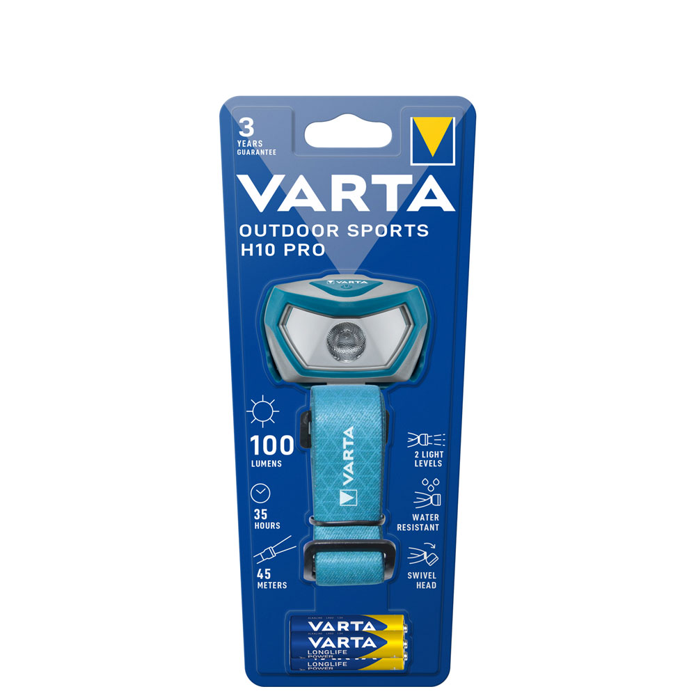 Pannlampa - VARTA Outdoor Sports H10 Pro - 2