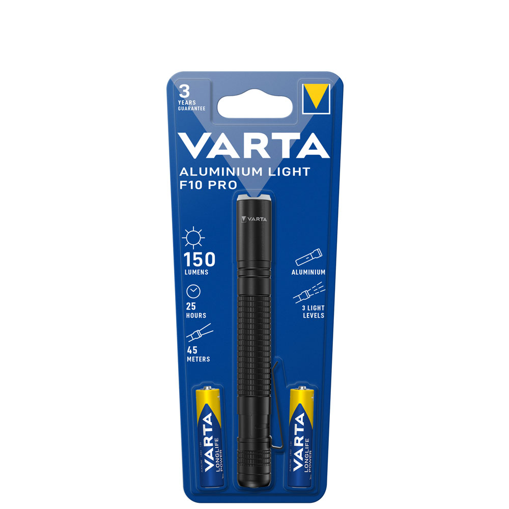 Ficklampa - VARTA Aluminium Light F10 Pro - 2
