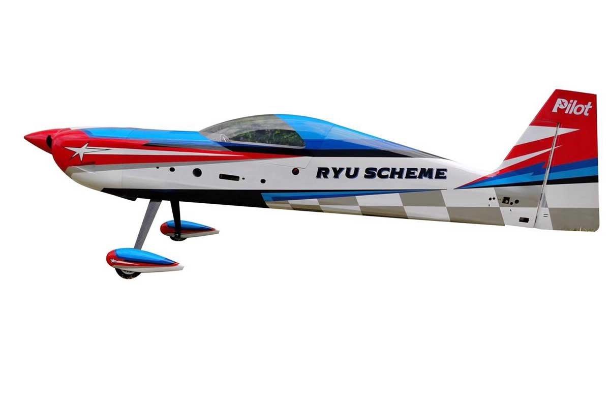 Pilot RC 73tum Laser 1850mm 35cc Blue-White Ryu - 2