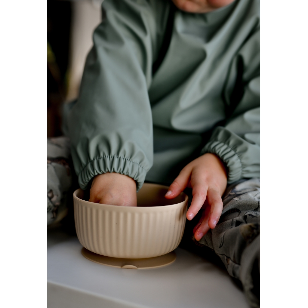 PU Bib Blouse Recycled Chinois Green - 3