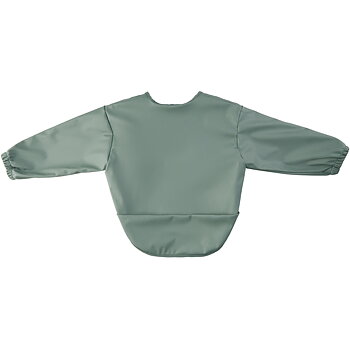 PU Bib Blouse Recycled Chinois Green