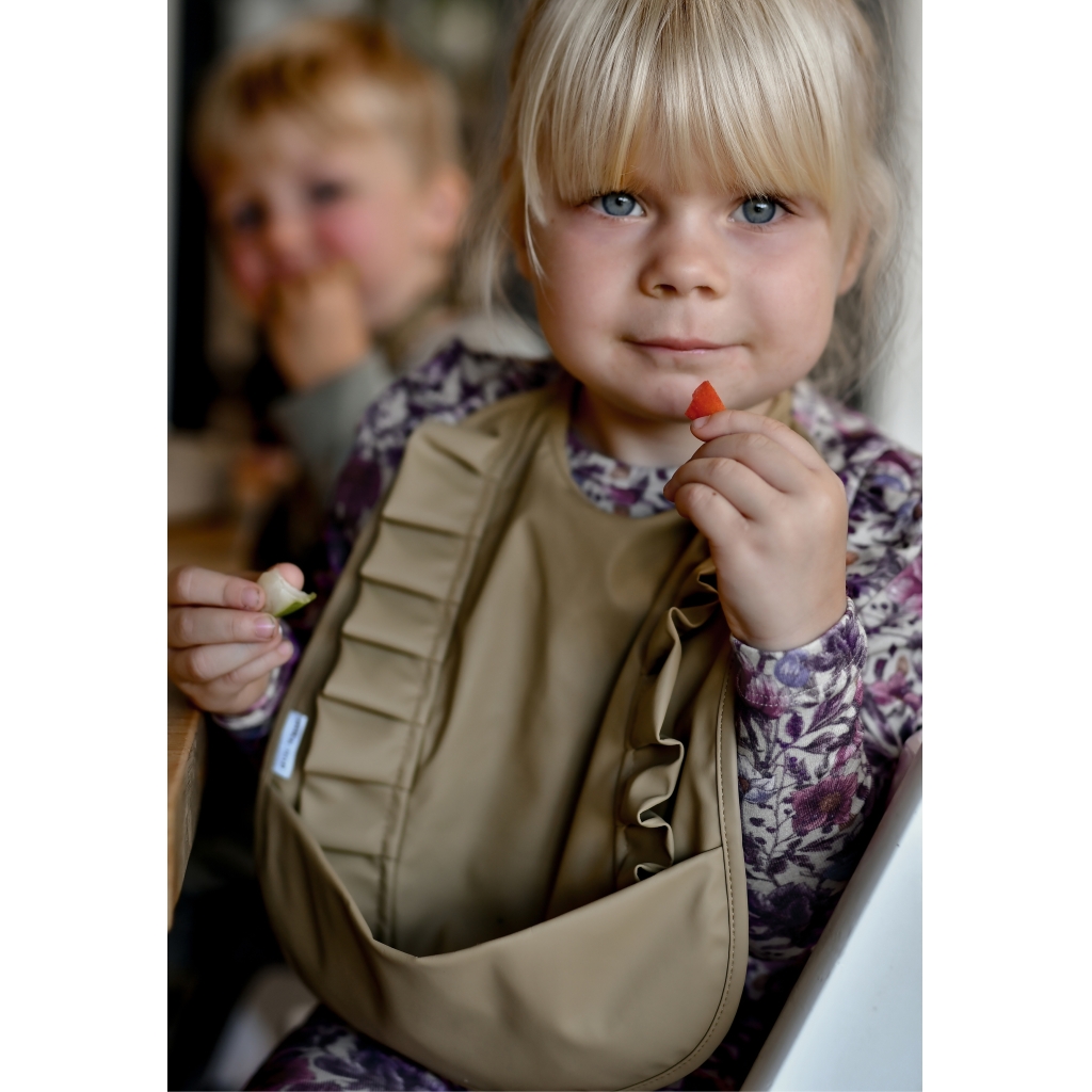 PU Bib Frill Short Recycled Olive Gray - 4