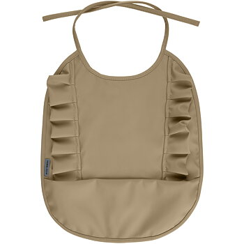 PU Bib Frill Short Recycled Olive Gray