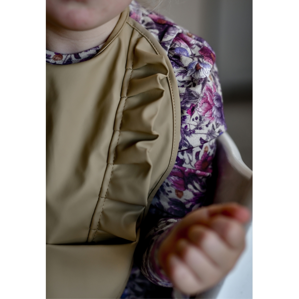 PU Bib Frill Short Recycled Olive Gray - 3