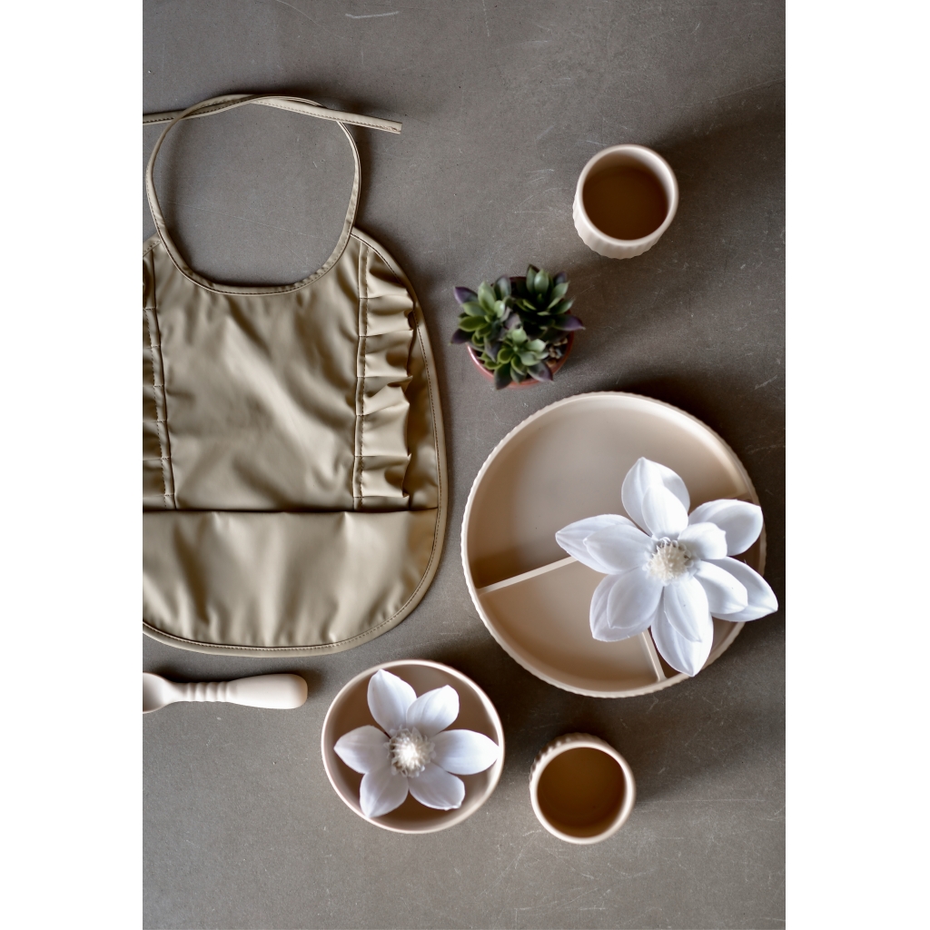 PU Bib Frill Short Recycled Olive Gray - 2