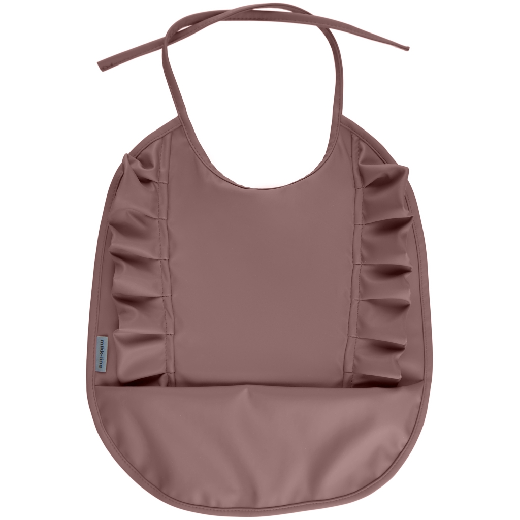 PU Bib Frill Short Recycled Burlwood
