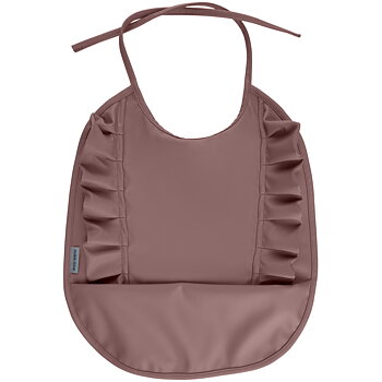 PU Bib Frill Short Recycled Burlwood