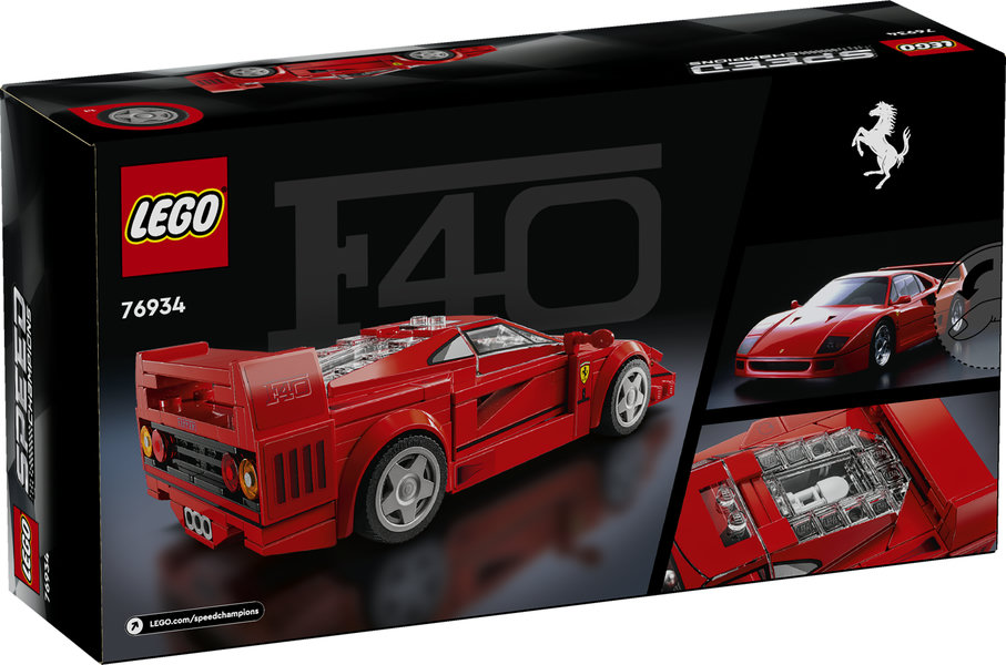 LEGO 76934 Ferrari F40 superbil Speed Champions - 2