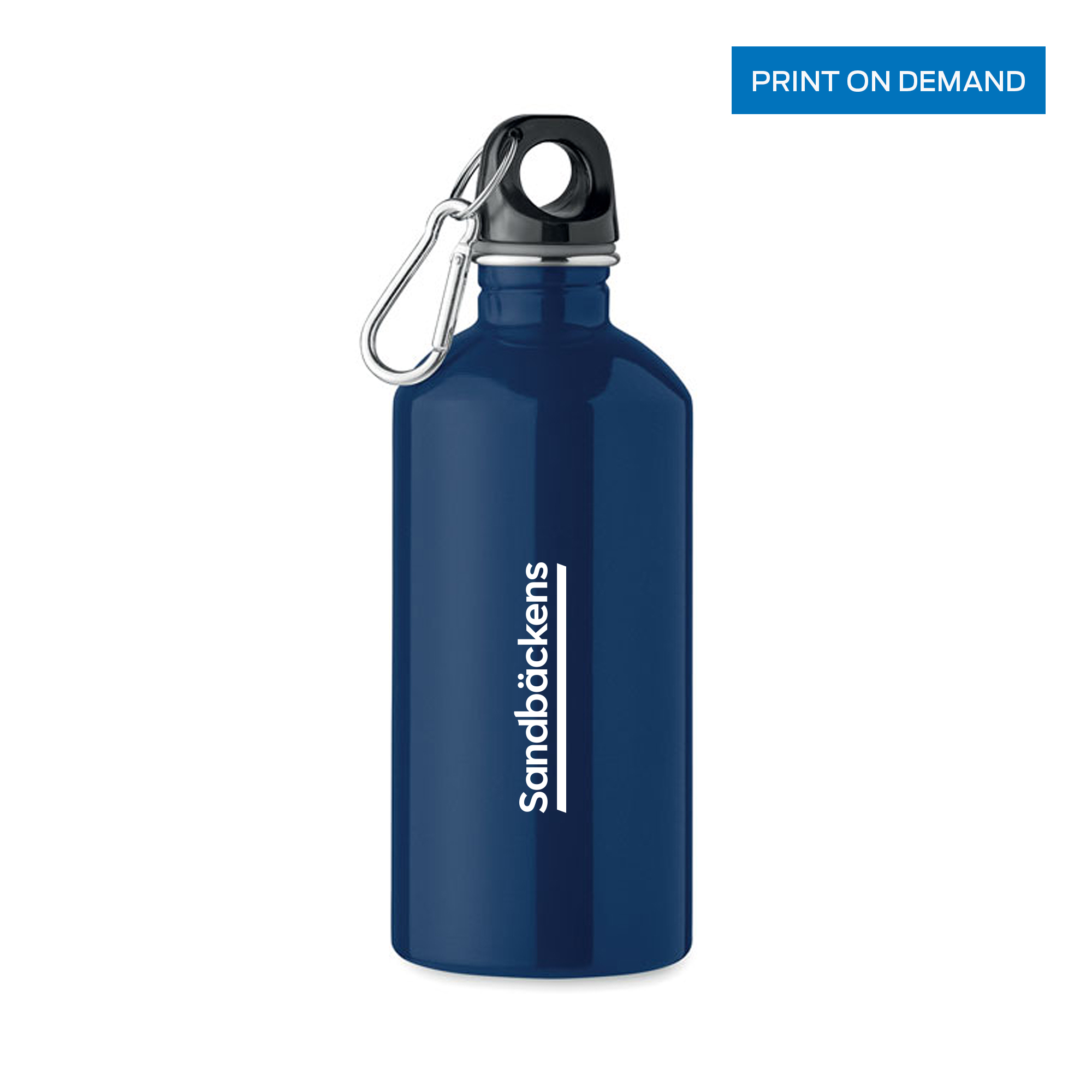 Vattenflaska i återvunnen aluminium - 500 ml
