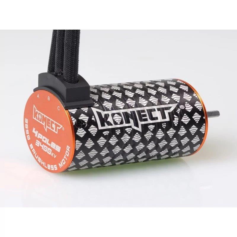 Konect COMBO BRUSHLESS 60A WP + 4P 3650SL 3400KV motor - 2