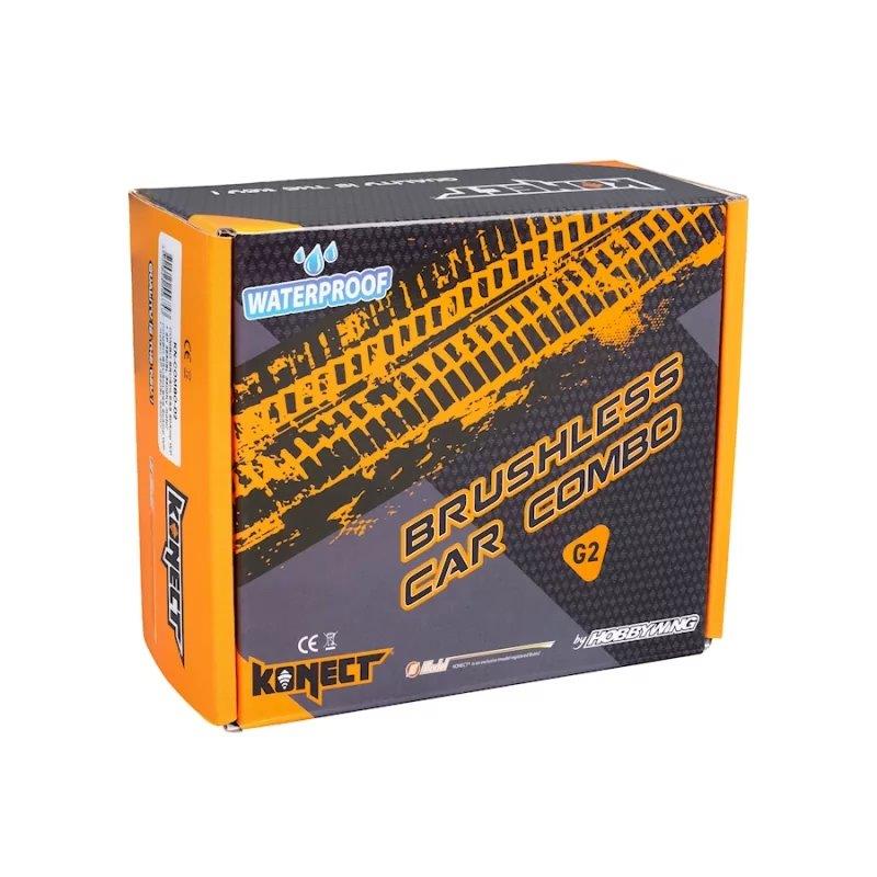 Konect COMBO BRUSHLESS 60A WP + 4P 3650SL 3800KV motor - 4
