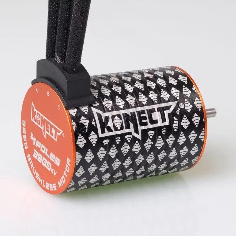 Konect COMBO BRUSHLESS 60A WP + 4P 3650SL 3800KV motor - 2