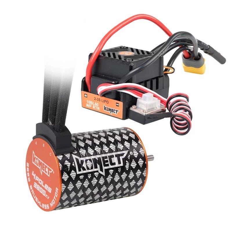 Konect COMBO BRUSHLESS 60A WP + 4P 3650SL 3800KV motor