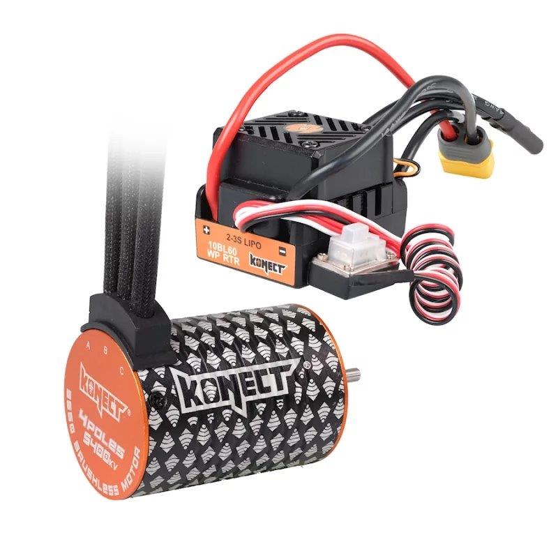 Konect COMBO BRUSHLESS 60A WP + 4P 3650SL 5400KV motor