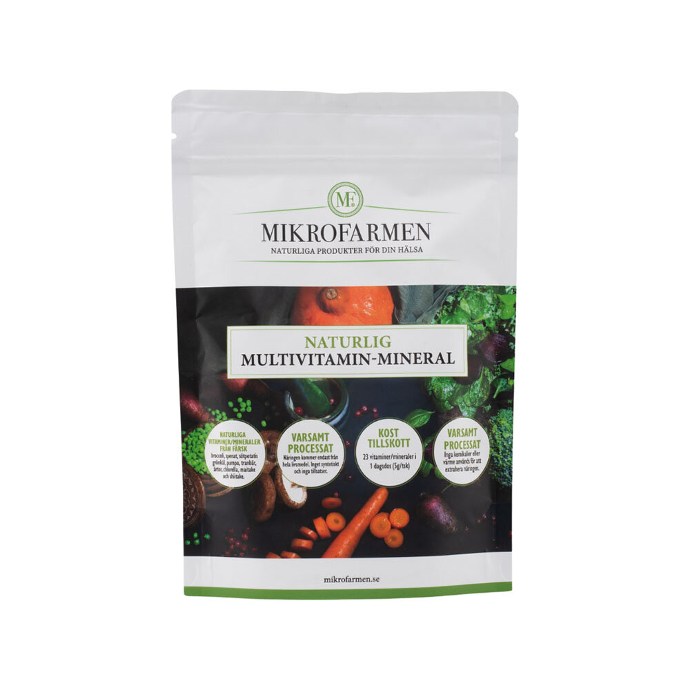 Naturlig Multivitamin-Mineral 125g Mikrofarmen